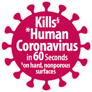 Corona virus sticker